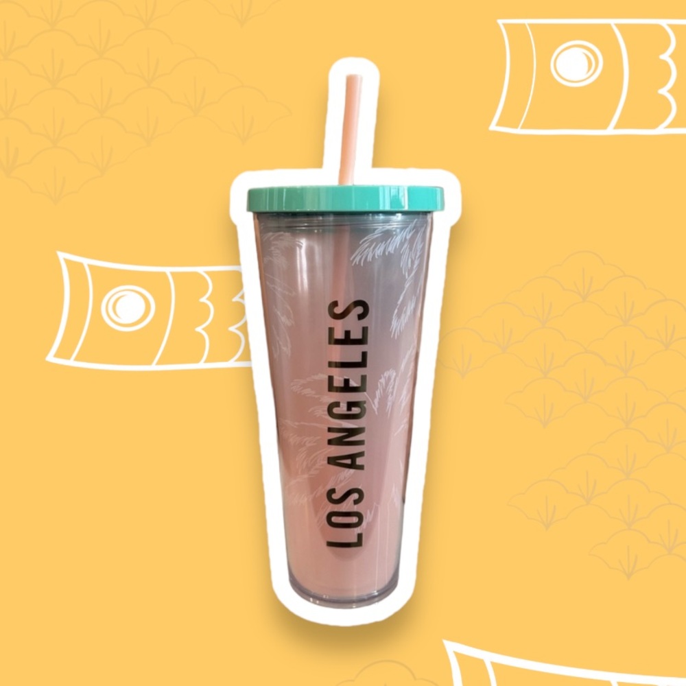 Starbucks Los Angeles Cold Cup Traveler Tumbler 24 oz NWT